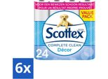 Carta Igienica Scottex - 2 Veli - 24 Rotoli - Confezione Risparmio - 6 Pezzi