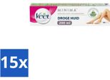 Crema Depilatoria Veet Minima – Pelle Secca – 200 Ml - Confezione Risparmio - 15 Pezzi