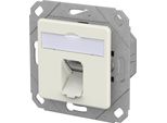 Metz Connect E-DAT C6A Presa Lsa++, 1 Porta, Da Incasso, Bianco Puro