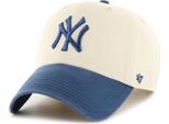 '47 Brand Cap Mlb New York Yankees Two Tone '47 Clean Up Natural