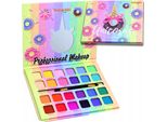 Lolex | Set Di Cosmetici Per Bambini - 24 Ombretti - Mini Specchio - Colori Colorati - Trucco Unicorno