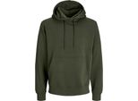 Jack & Jones Star Basic Felpa Con Cappuccio Verde Xl Uomo Verde Xl