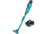 Makita Dcl 284 Ft Aspirapolvere A Batteria 18 V 0,73 L Brushless + 1X Batteria 5,0 Ah - Senza Caricabatteria