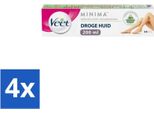 Crema Depilatoria Veet Minima – Pelle Secca – 200 Ml – Confezione Risparmio – 4 Pezzi