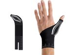 Inf Tutore Polso Pollice Leggero Unisex - Mano Sinistra - Nero Nero Mano Sinistra