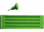 Tavoletta Braille, 4 Righe, 28 Celle, Robusta, In Plastica Resistente, Portatile, Per L'apprendimento Da Parte Dei Non Vedenti