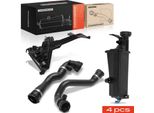Frankberg 2X Serbatoio Di Compensazione Serbatoio Refrigerante + 1X Supporto + 1X Tubo Radiatore Tubo Dell'acqua Di Raffreddamento Per Bmw Serie 3 Cabriolet Coupé Compact E46