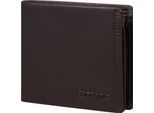 Samsonite Portafoglio Attack 2 046 - B 6CC+VFL+2C+C Wallet Ebony Brown Marrone Scuro