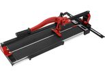 Tagliapiastrelle - Manuale 100 Cm - Guide Di Precisione - Base Antiscivolo - 4-15 Mm - Lega Di Alluminio - Arancione