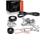 Frankberg 1X Set Di Cinghie A V Pompa Dell'acqua Per Mercedes-Benz W203 W202 W210 W211 W220 W163 W463
