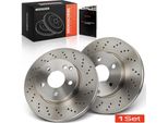Frankberg 2X Dischi Freno Asse Anteriore Per Mercedes-Benz Classe C Coupé W204 C204 S204 C197 R197 2007-2014
