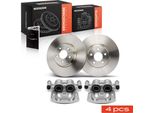 Frankberg 2X Pinze Freno + 2X Dischi Freno Anteriori Per Mercedes-Benz Vito Mixto (Doppia Cabina) W447