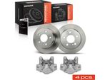 Frankberg 2X Pinze Freno + 2X Dischi Freno Posteriori Per Mercedes-Benz W124 2.3L-3.0L
