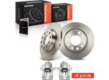Frankberg 2X Pinze Freno + 2X Dischi Freno Posteriori Per Audi A4 8E 8H Seat Exeo 3R