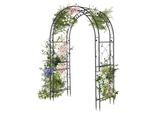Fch Arco Di Rose In Metallo 134,5X 58,5X213Cm, Arco Da Giardino Per Piante Rampicanti