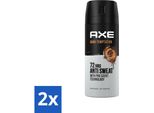 Ax – Deodorante Spray – 72 Ore Anti-Sudore – Tentazione Oscura – 150 Ml - Confezione Risparmio - 2 Pezzi