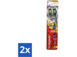 Spazzolino Colgate 360° Advanced, Medio, Confezione Da 2 - Confezione Risparmio - 2 Pezzi