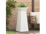 Maison Exclusive - Fioriere A Colonna 2 Pezzi Bianco 40 X 40 X 100 Cm