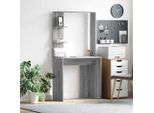 Maison Exclusive - Scrivania Sonoma Grigia 78,5 X 37 X 154,5 Cm Materiale Ligneo
