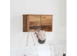 Maison Exclusive - Comodino Da Parete In Legno Antico 50 X 20 X 30 Cm Materiale Ligneo