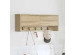 Maison Exclusive - Comodino A Muro Con Ante In Rovere Sonoma 80 X 20 X 30 Cm