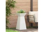 Maison Exclusive - Fioriera A Colonna Bianca 35 X 35 X 73 Cm