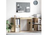 Maison Exclusive - Scrivania In Rovere Sonoma 130 X 50,5 X 75 Cm Materiale Ligneo