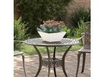 Maison Exclusive - Vaso Da Giardino Bianco 35 X 35 X 15 Cm Acciaio Laminato A Freddo