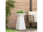 Maison Exclusive - Fioriere A Colonna 2 Pezzi Bianco 35 X 35 X 73 Cm