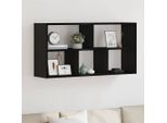 Maison Exclusive - Mensola Da Parete Effetto Rovere Nero 100X25X50 Cm Materiale Ligneo