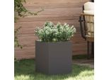 Maison Exclusive - Vaso Da Giardino Nero 32 X 32 X 40 Cm Acciaio Laminato A Freddo