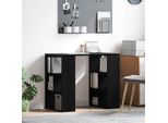 Maison Exclusive - Scrivania Effetto Rovere Nero 90 X 50 X 75 Cm Materiale Ligneo