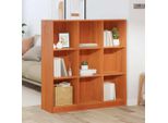 Maison Exclusive - Libreria Marrone Cera 104 X 33 X 110 Cm Legno Di Pino Massiccio