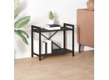 Maison Exclusive - Libreria Effetto Rovere Nero 60 X 30 X 50 Cm Materiale Ligneo