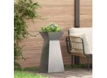 Maison Exclusive - Fioriera A Colonna Argento 35 X 35 X 73 Cm Acciaio Inossidabile