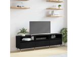 Maison Exclusive - Mobile Tv Effetto Rovere Nero 150 X 30 X 45 Cm Materiale Ligneo