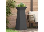 Maison Exclusive - Fioriera A Colonna Nera 40 X 40 X 100 Cm