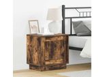 Maison Exclusive - Comodino In Rovere Affumicato 44 X 34,5 X 45 Cm Materiale Ligneo