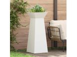 Maison Exclusive - Fioriera A Colonna Bianca 40 X 40 X 100 Cm