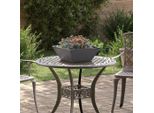 Maison Exclusive - Vaso Da Giardino Nero 40 X 40 X 15 Cm Acciaio Laminato A Freddo