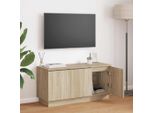 Maison Exclusive - Mobile Tv In Rovere Sonoma 100 X 38 X 49 Cm Materiale Ligneo