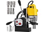 Trapano Da Tavolo Magnetico 1100 W – Trapano Portatile Con Set Di 7 Punte Hss – Per La Lavorazione Dei Metalli E Forature Di Precisione