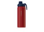 Wessper Bottiglia Termica In Acciaio Inossidabile 500 Ml, Bottiglia Isolante 0,5 L, Colore Rosso