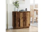 Maison Exclusive - Credenza Led Con Ripiano In Legno Antico 71 X 34,5 X 75 Cm Materiale Ligneo