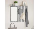 Maison Exclusive - Appendiabiti Da Parete Grigio Sonoma 84 X 10 X 80 Cm