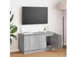 Maison Exclusive - Mobile Tv Sonoma Grigio 100 X 38 X 49 Cm Materiale Ligneo