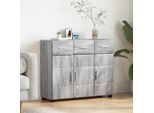 Maison Exclusive - Credenza Con Scaffale Florin Grigio Sonoma 88,5 X 30,5 X 73 Cm