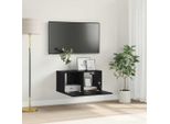 Maison Exclusive - Mobile Tv Nero 60 X 30 X 30 Cm Materiale Ligneo