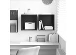 Maison Exclusive - Armadio A Muro 2 Pezzi Effetto Rovere Nero 37 X 37 X 37 Cm