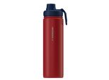 Wessper Bottiglia Termica In Acciaio Inossidabile 700 Ml, Bottiglia Isolante 0,7 L, Colore Rosso